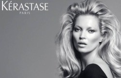 Кейт Мосс в рекламе средств для стайлинга волос Kerastase