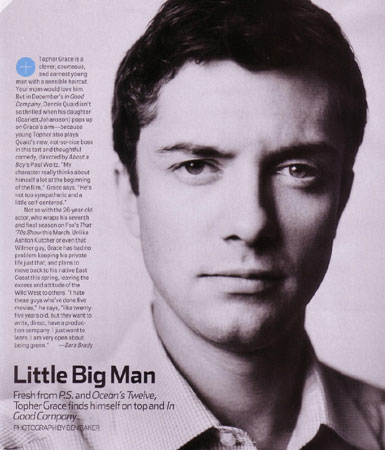 Topher Grace Photo (  )    /  - 12