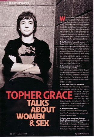 Topher Grace Photo (  )    /  - 16