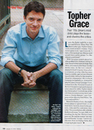 Topher Grace Photo (  )    /  - 19