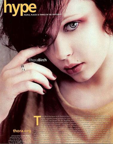 Thora Birch ( ) /  - 9